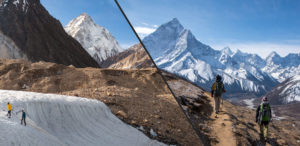 everest vs k2 base camp trek