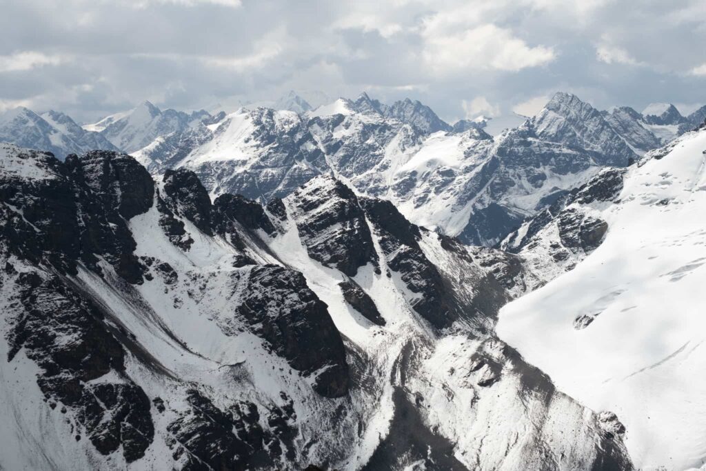 Mountains of Bolivia with no tourists