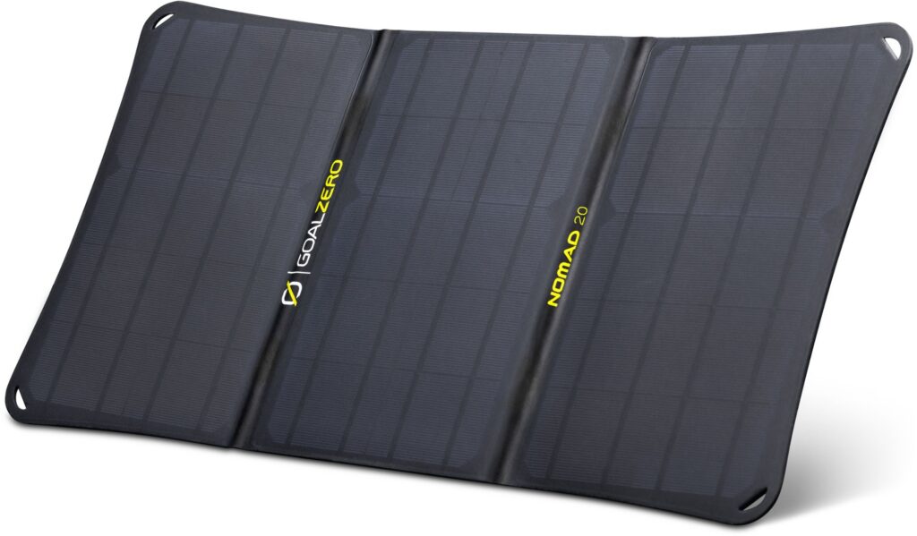 Goal zero solar panel gadget