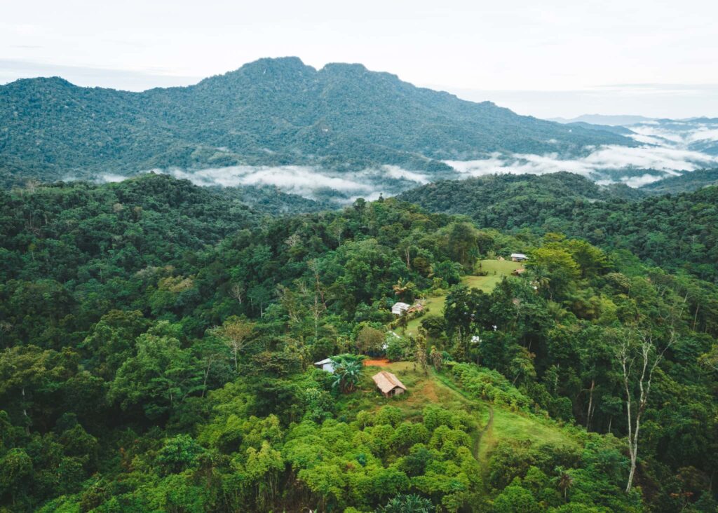 Mountain view in Papua New Guinea