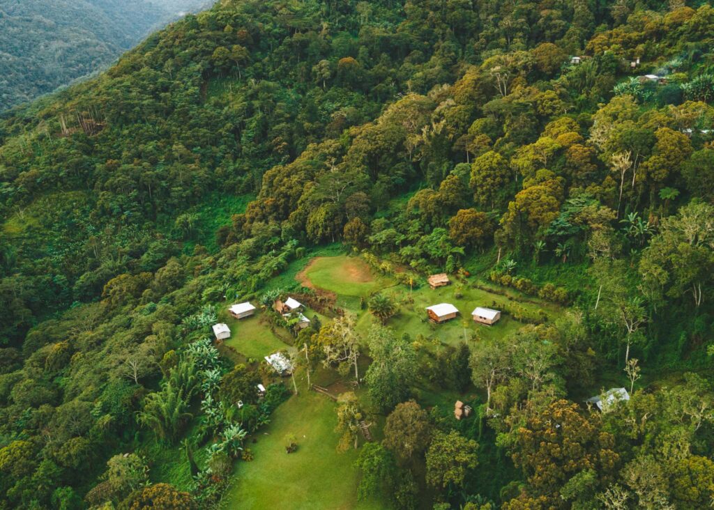 Mountain villages of PNG highlands