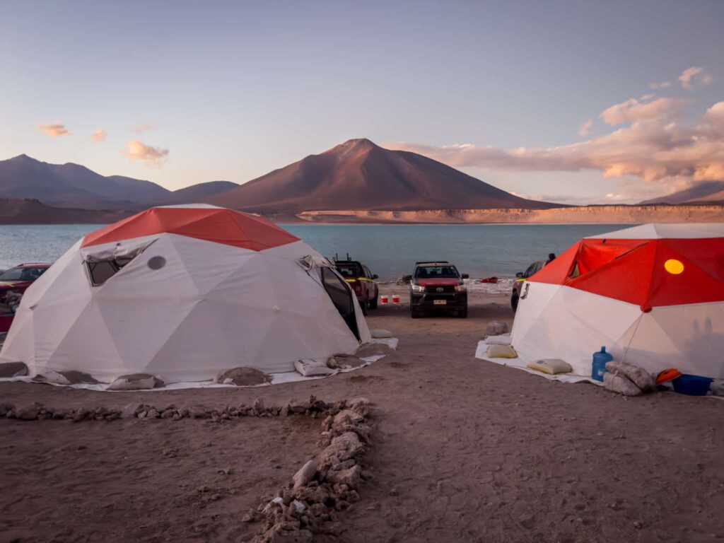 Tents in Chile