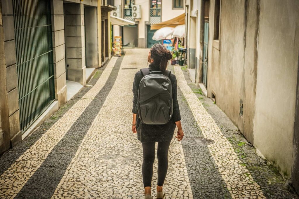 Walking through Funchal