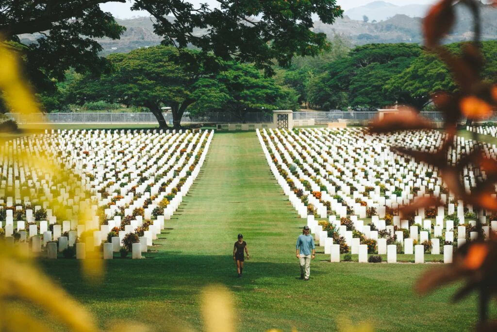 Historical monument on the Kokoda Track
