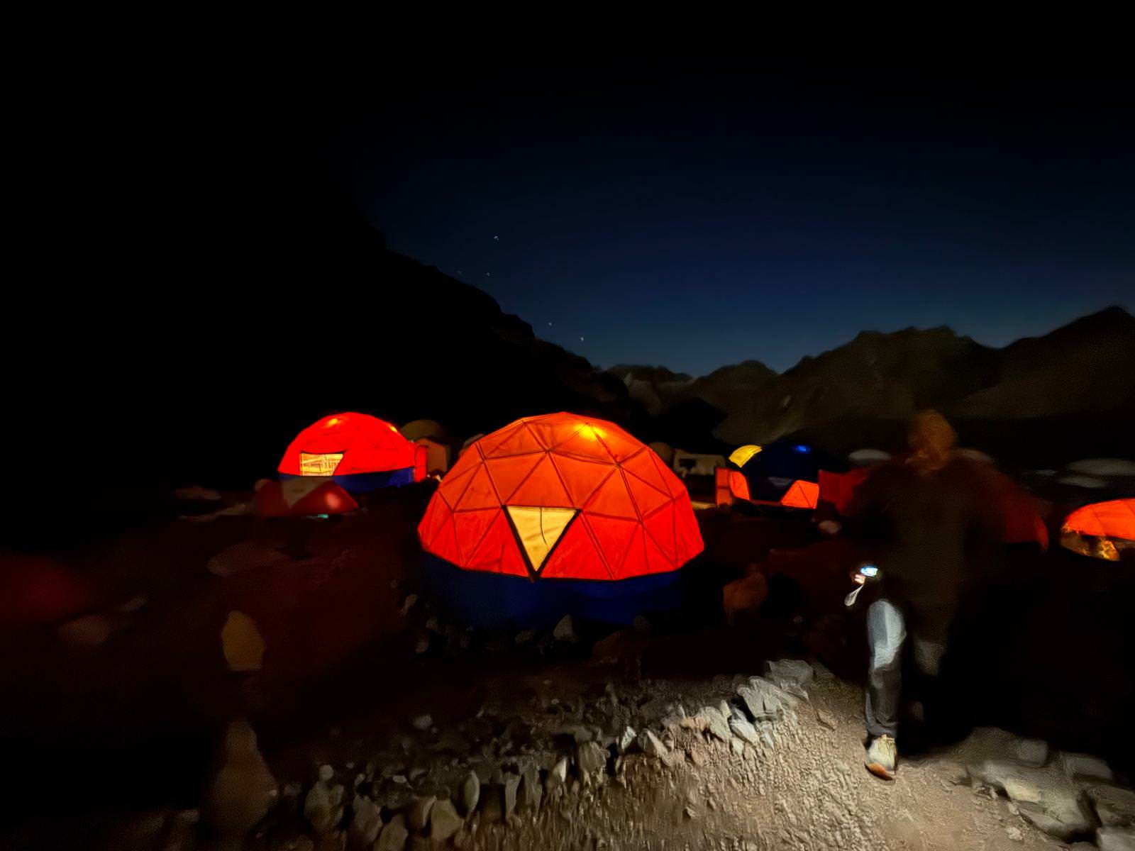 Expedition tents at Aconcagua
