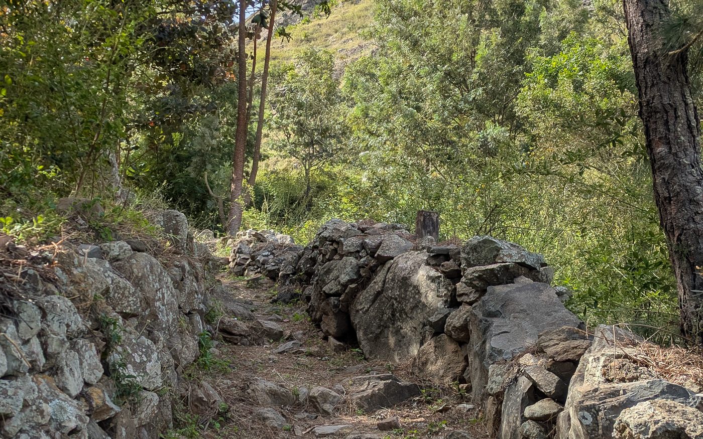 Hiking trail in Cape Verde