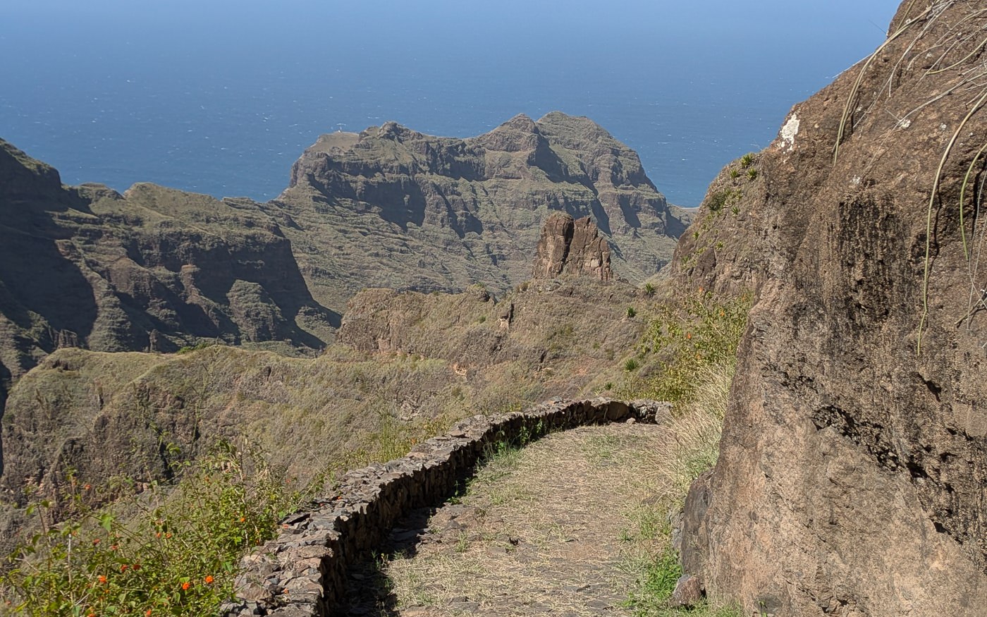 Coastal hike in Cape verde
